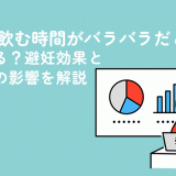 ピルを飲む時間がバラバラだとどうなる？避妊効果と生理への影響を解説