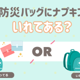 女性　防災バッグ　ナプキン