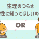 男性に生理のつらさを体験してもらえるなら？