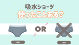 吸水ショーツ使ったことある？