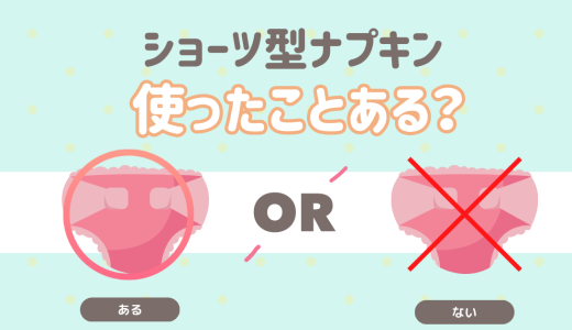 ショーツ型ナプキンを使ったことはある？