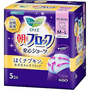 ロリエ 朝までブロック 安心ショーツ