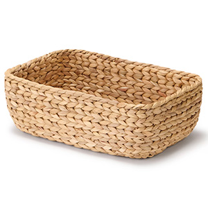 無印良品 ウォーターヒヤシンス 長方形 バスケット