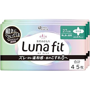 エリス 素肌のきもち ルナフィット 羽つき 27cm