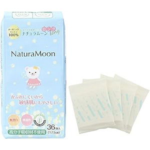 ナチュラルムーン オーガニックコットン おりもの専用シート