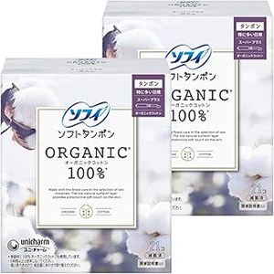 ソフトタンポン オーガニックコットン スーパープラス